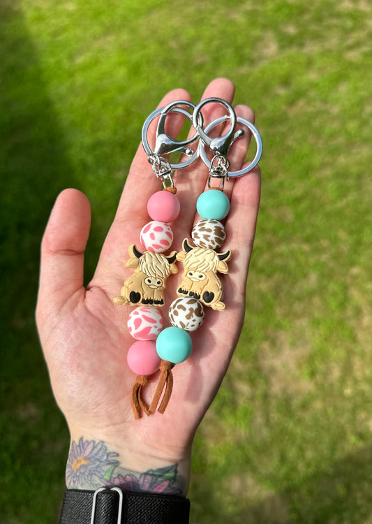 Highland Cow Keychains