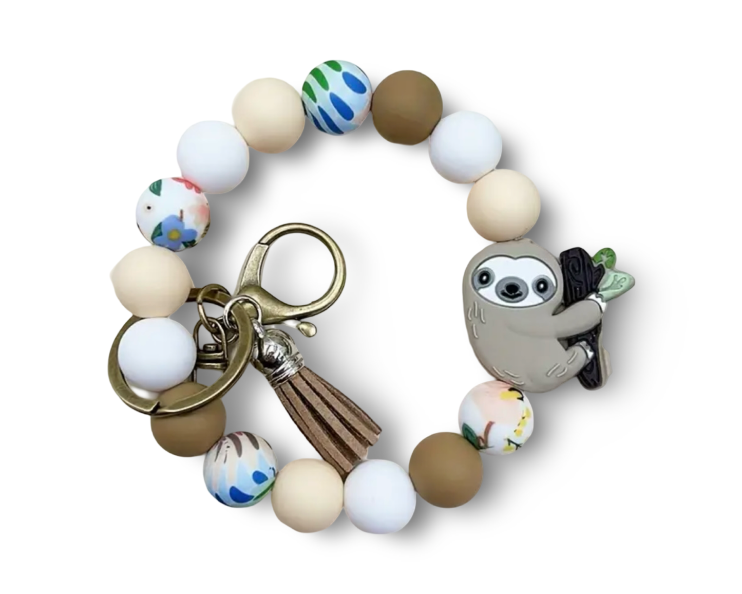 Sloth Keychain Wristlet